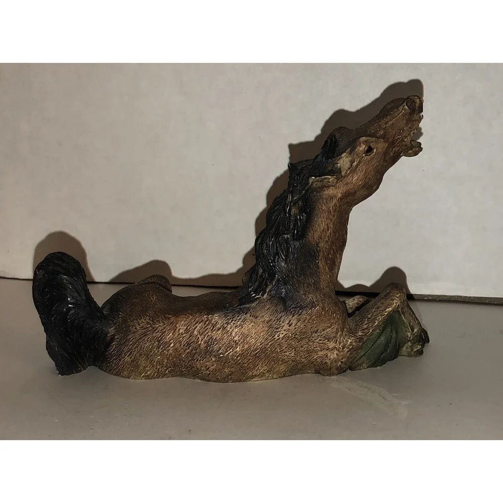 Vintage ARTMARK Horse Figurines Laying Standing Original Bucking Goofy Donkey